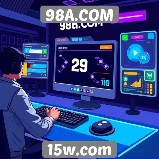 Análise da interface do usuário no 98A.COM